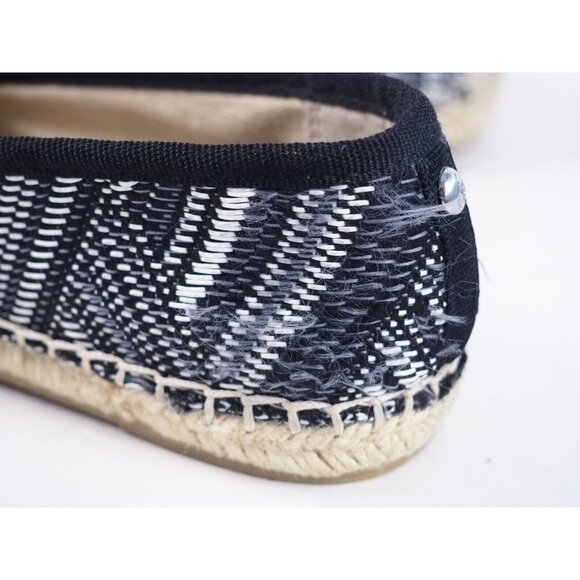 Sam Edelman Lynn 1 Black & White Geometric Espadrilles Flats, Size 6.5 (US) - Picture 8 of 10